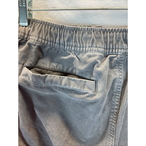 Vuori Men's Corduroy Optimist‎ Pants Elastic Drawstring Waistband Gray Size S - Picture 4 of 12